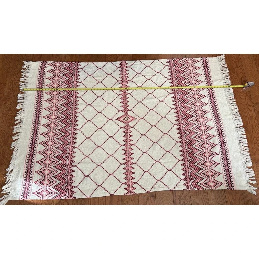 Handwoven Scandinavian Inspired Wall Hanging/Throw Signed Textile‎ 40x60 BOHO